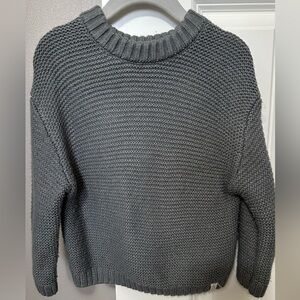 Zara Cozy Gray Knit Sweater Boys Size 12/18 Mon